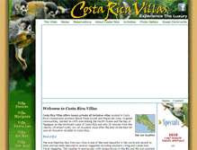 Tablet Screenshot of costaricavillas.com